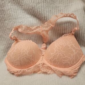36C Wireless pushup,  PINK Victoria Secret, light pink/orange ish